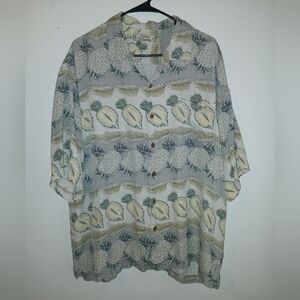 Tommy Bahama pineapple silk shirt XL